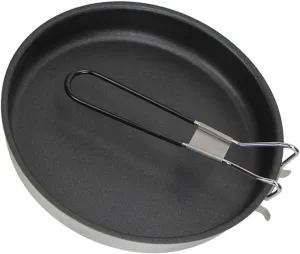 Mobestech Portable Folding Camping Skillet Wear Resistant Non Stick Frying Pan for Outdoor Cooking for Omelets Steaks Pancakes Ergonomic Design for Daily Use