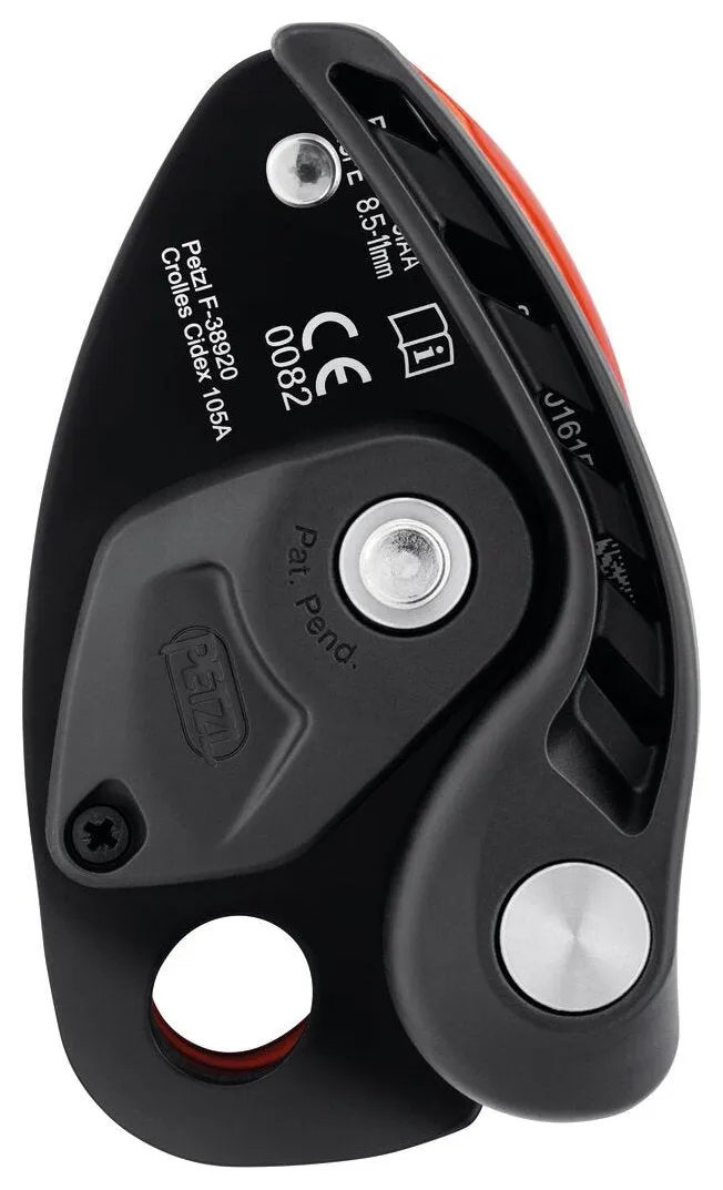 Neox Belay Pack - oranje, halfautomaat en safebiner