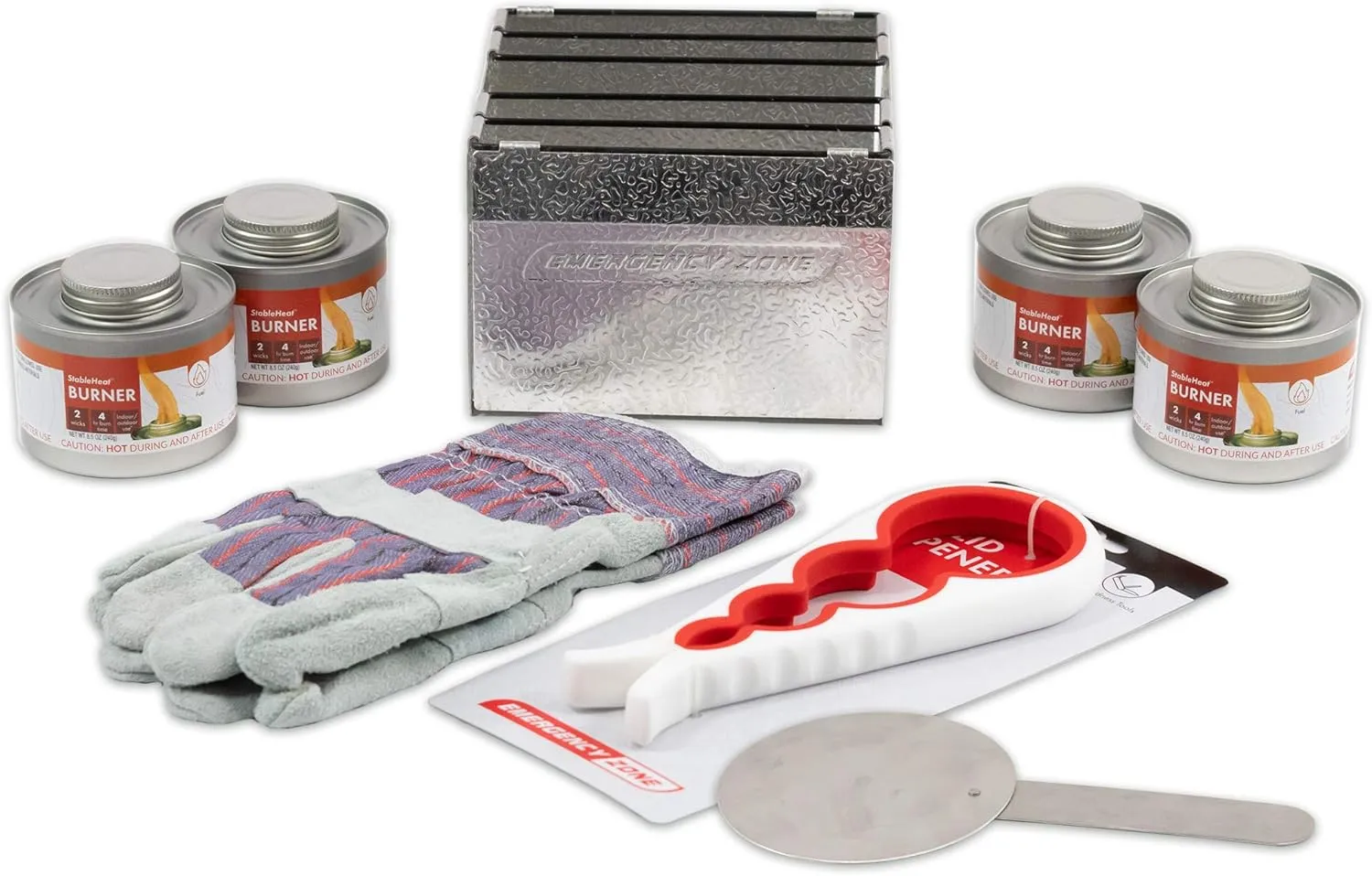 New & Improved! Emergency Cooking Fuel Premium Storage Set, 20  Year Shelf Life | Available in 4 Cans, 12 Cans, or 24 Can Packs