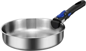 Non-Stick Cookware, Non-Stick Pans | Frying Pans Pots Detachable Stainless Steel Handle | Non-Stick Portable Pots and Pans for Del and Outdoor