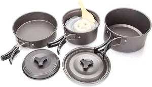 Outdoor Camping Cookware Cooking Set Pan Nonstick Pot Equipment