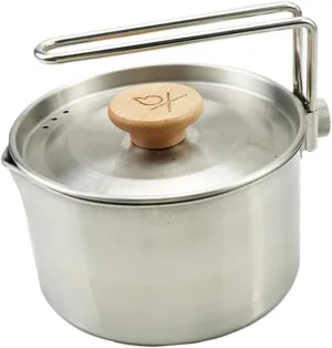 Outdoor Camping Cookware Kit Portable Kettle for Hiking Fishing and Outdoor Cooking Compact Design for Easy Carrying for Travel and Adventure