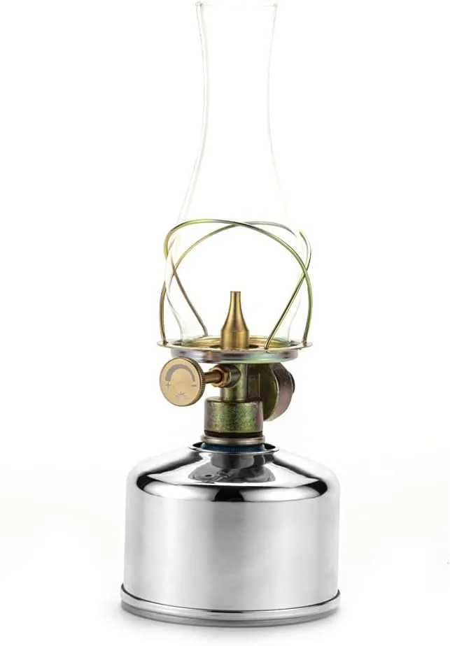 Outdoor Camping Gas Light tro Style Lamp Portable Gas Camping Lantern