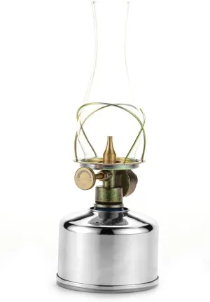 Outdoor Camping Gas Light tro Style Lamp Portable Gas Camping Lantern