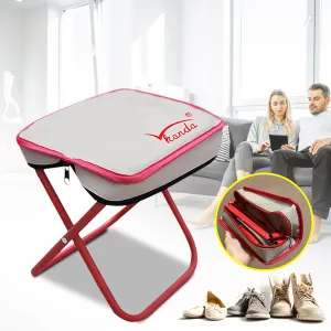 Outdoor Handbags Folding Chairs, Portable Folding Chairs, Camping Stools Camping Stoves Boiling Tea, Fishing Stools for Fishing BBQ Hiking Gardening and Beach,Travel (11.8 * 10.4 * 12.6 in)
