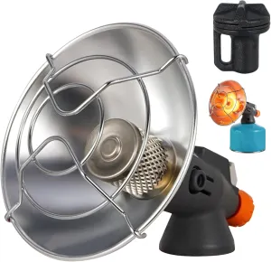 Outdoor Heaters Gas Heater Portable Camping Heater Outdoor Butane with Control Valve, Rapid Heating Tent Tank Top for Hiking Backpacking Ice Fishing