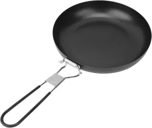 Outdoor Portable Pan Foldable Camping Cookware Non-Stick Pan Cooking Frying Camping Picnic Hiking Utensils for Camping, Backpacking, Outdoor Cooking and Picnic