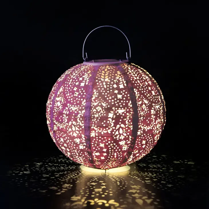 Outdoor Solar Lanterns - 2 Pack