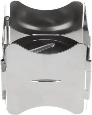 Outdoor Ultra Portable Folding Alcohol Stove Cookware for Hiking & Picnic - Mini Compact Spirit Furnace Camping Stove Set with Pot Stand
