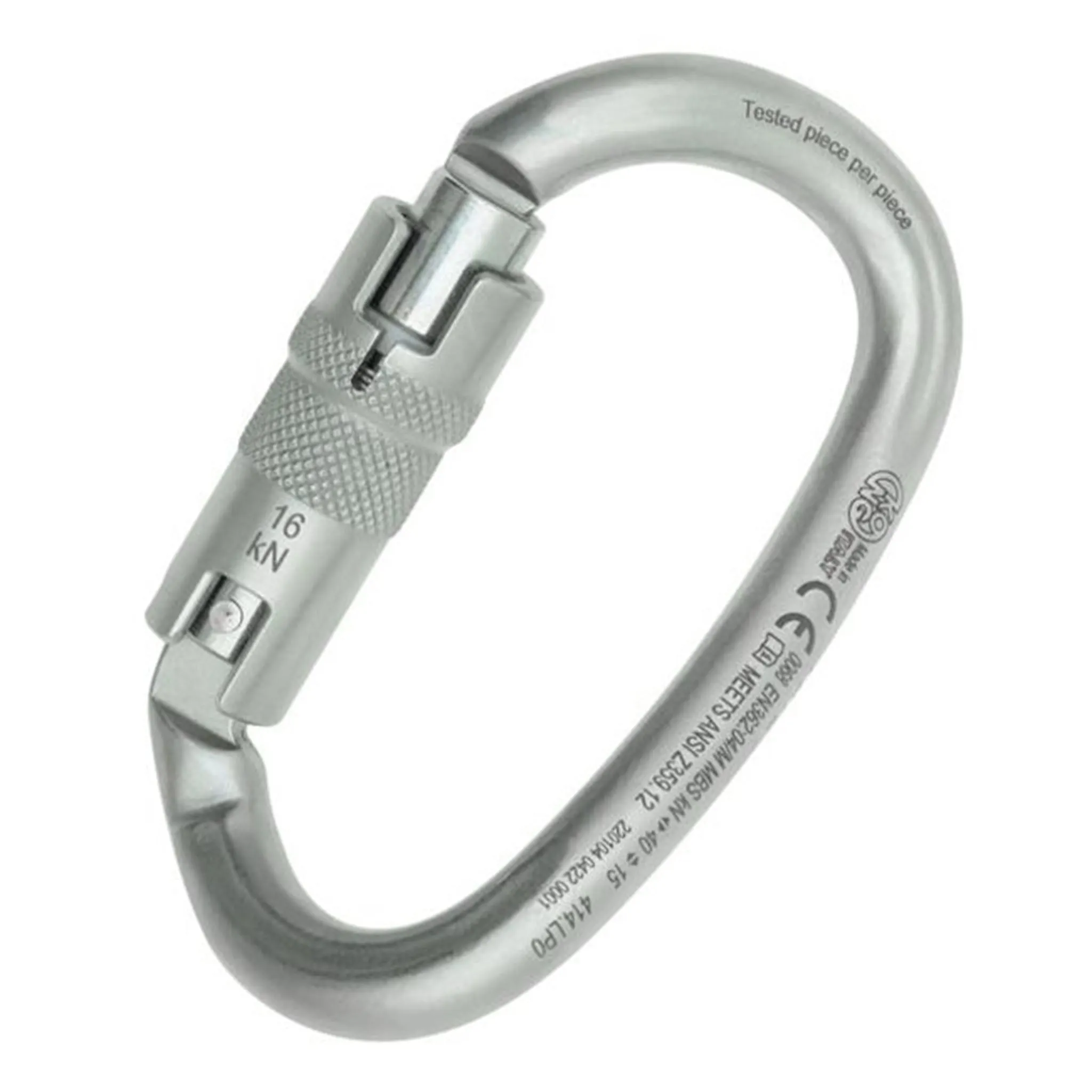 Ovalone DNA Triple-Action ANSI Steel Carabiner