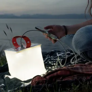 PackLite Max QI Solar Lantern with Phone Charger