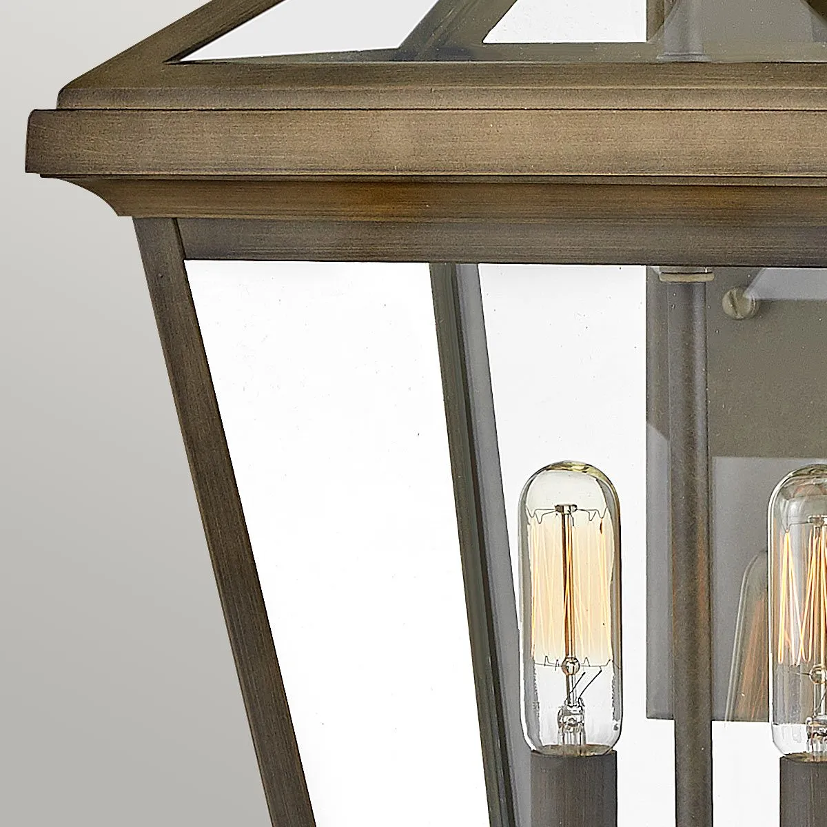 Palma 2lt Medium Wall Lantern | Burnished Bronze
