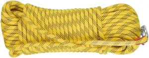 Parachute Rope Rescue Rope 10mm Static Rope Heavy Duty Rock Climbing Rope Escape Utility Cord for Rappelling,Mountaineering, Caving, Indoor Outdoor Camping (Color : Yellow, Size : 10mm x 35m)