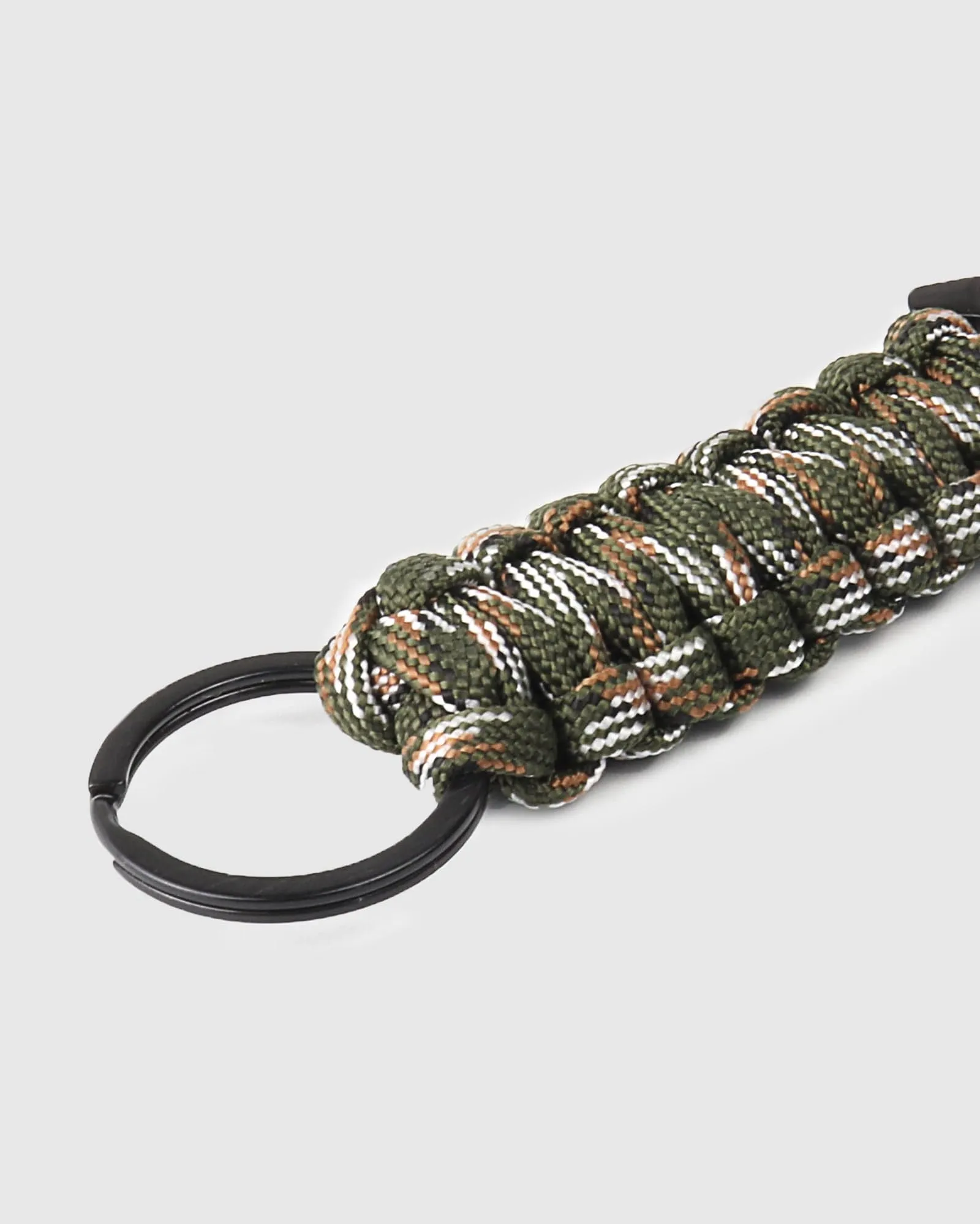 Paracord Carabiner Key Ring - Camo
