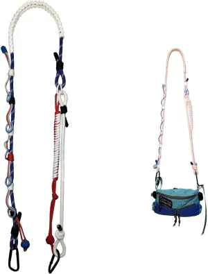 Paracord Shoulder Strap Bag Straps, Adjustable Heavy-Duty Colorful Crossbody Extender with Water Bottle Handle for Sport Travel, Outdoor Activities & More