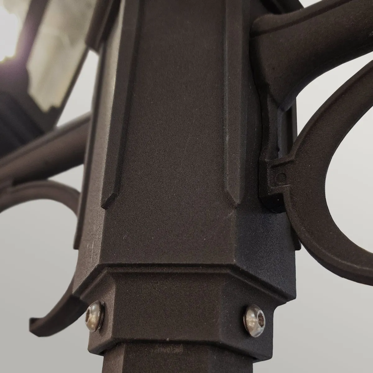 Parish 2 Light Twin Lamp Post  | Black