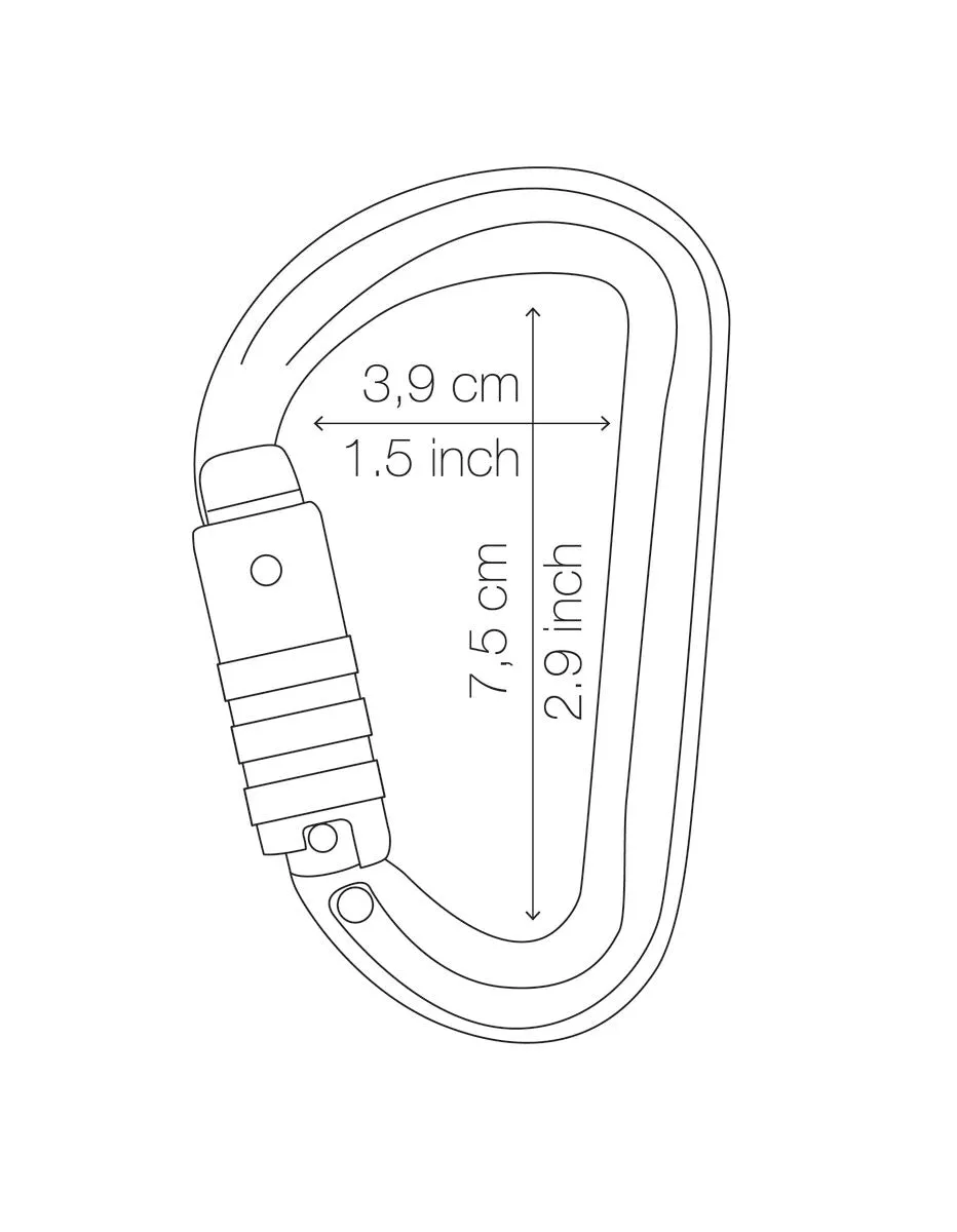 Petzl - Sm'D - Non Locking - Black