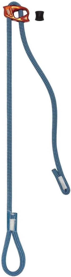 PETZL Unisex Connect Lanyard Single Adjustable for Climbing and Mountaineering, Blue, One Size UK