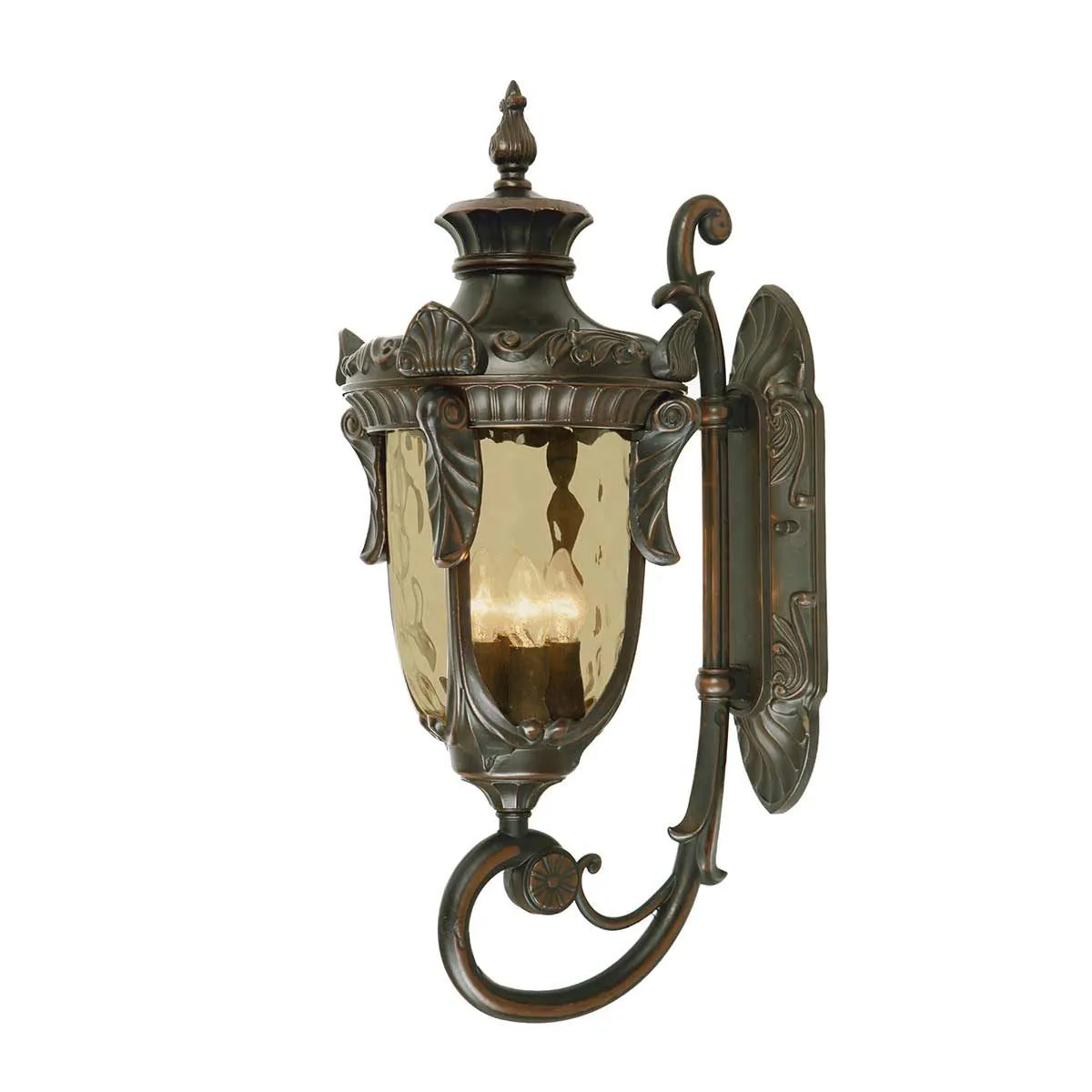 Philadelphia 3 Light Large Wall Lantern | Old Bronze