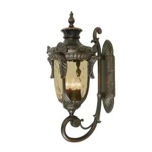Philadelphia 3 Light Large Wall Lantern | Old Bronze
