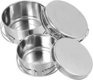 Picnic Cooker Plates Kettle Removable Stackable Dinnerware Camping Pots Pans Camping Pans Camping