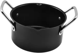 POPETPOP Non-Stick Cooking Pan Skillet Soup Pot Handle Stew Pot for Outdoor BBQ Home Kitchen Cookware Carbon Steel Stainless Steel Material
