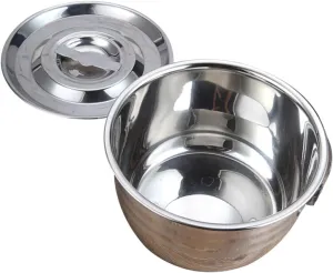Portable Camping Pot Stew Pot Stainless Steel Cookware Outdoor Cooking Accessory Picnic Essential