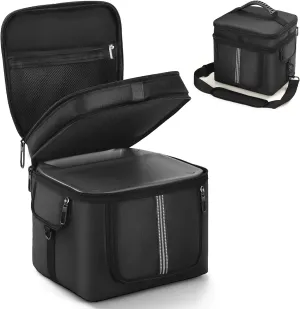 Portable Power Station Carrying Case Bag Compatible with For RIVER 2 Max 500 Power Station Generator Protective Shoulder Storage Bag Cover with Pocket for Outdoor Travel Camping Charging