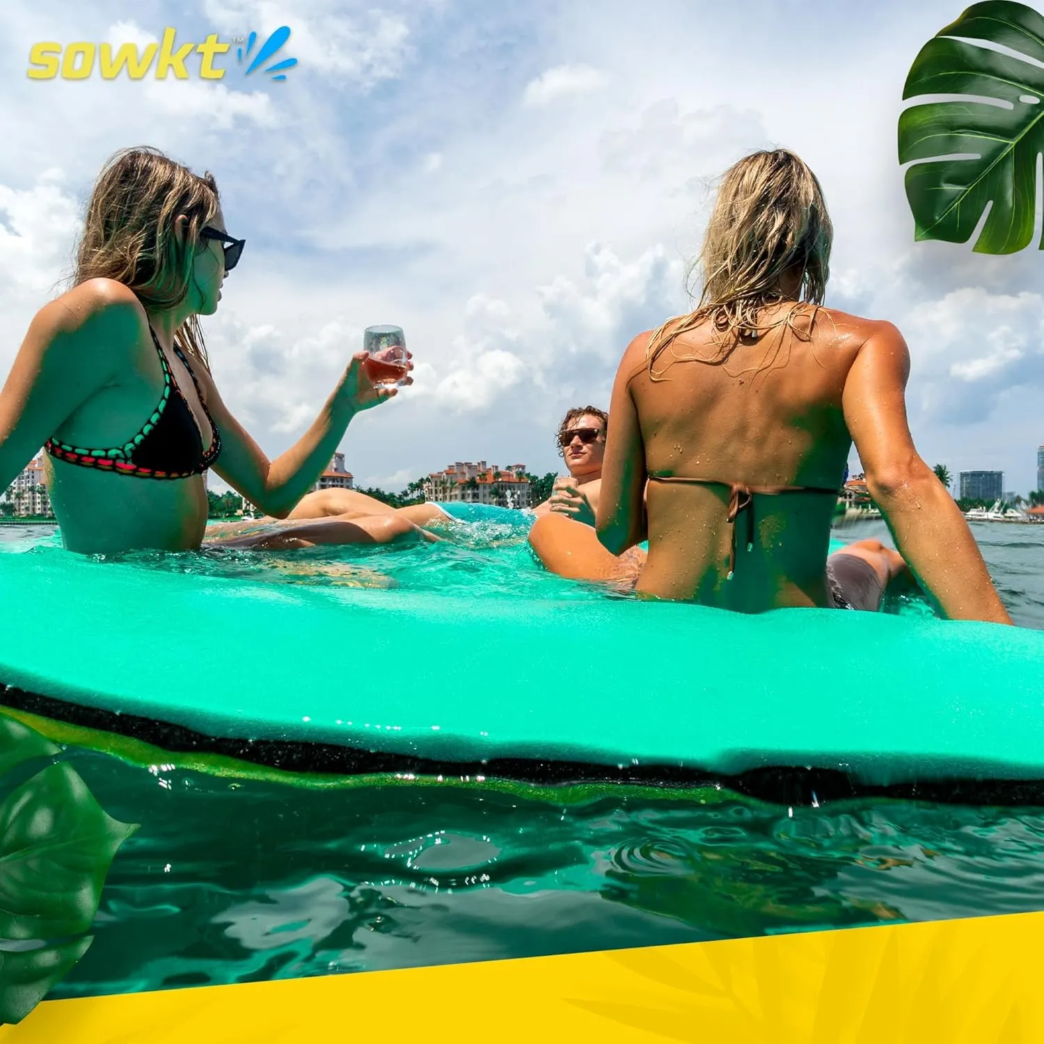 Premium Floating Mat for Lakes and Pools (8x4 & 18x6 ft) - Water Mat, Floating Dock, Floating Pads for Water - Lake Floats for Adults and Kids for Unlimited Fun!