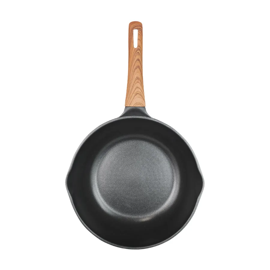 Premium Non-Stick Diamond Earth™ Wok   Glass Lid - 30cm