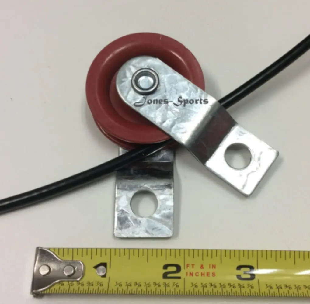 Pulleys & Zinc Carabiner Snap Clips Netting Baseball Batting Cage (100)