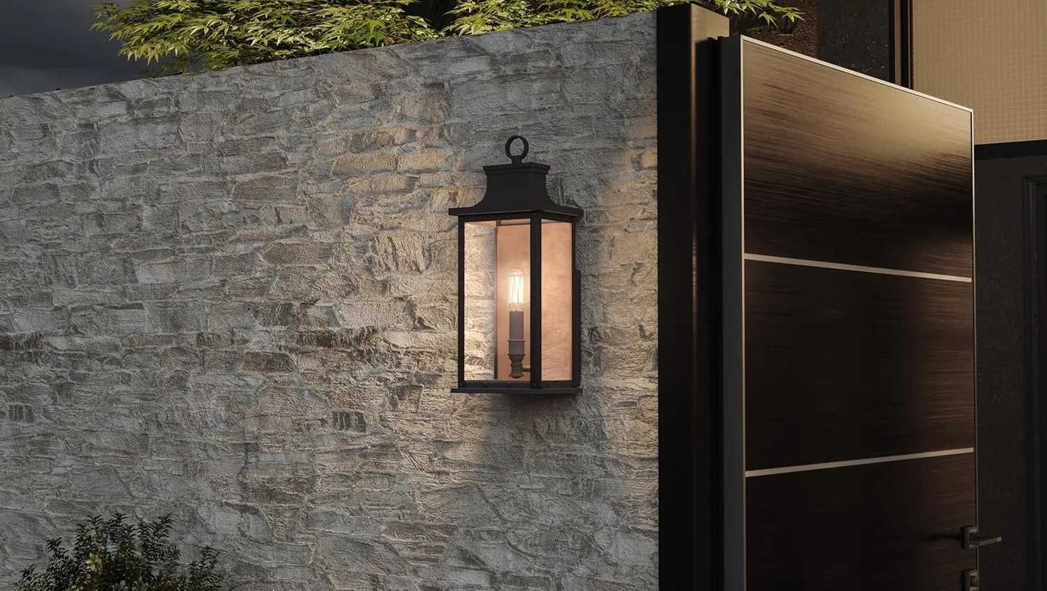 Quoizel Coastal Armour ABY8407OZ Abernathy Industrial Showcase Classic Design Small Outdoor Wall Lantern, 1-Light 60 Watt, 16" H x 7" W, Old Bronze