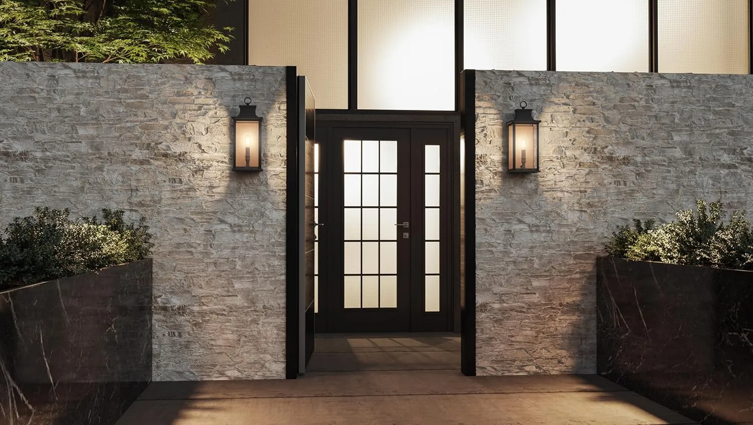 Quoizel Coastal Armour ABY8407OZ Abernathy Industrial Showcase Classic Design Small Outdoor Wall Lantern, 1-Light 60 Watt, 16" H x 7" W, Old Bronze