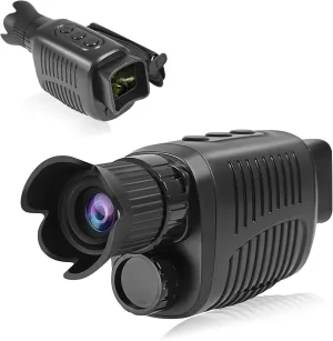 R7 Digital Night Vision Monocular, 1080P Night Vision Goggles, 984 FT Long Distance, 5X Digital Zoom Infrared Night Vision Scope for Camping, Traveling - Support Photos & Videos