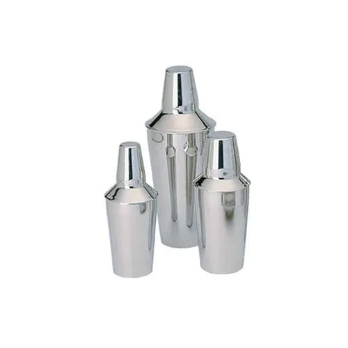 Rabco Cocktail Shaker 3 Piece Set, 16 oz, Stainless Steel