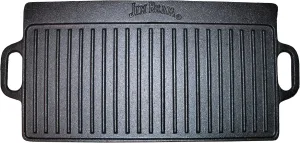 Rectangular double sided Cast Iron Griddle