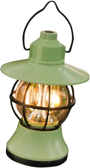 Retro Style Camping Lantern Led Tent Light Portable Outdoor Light Camping Lamp Multipurpose Lamp