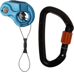 Ropeman 1 Ascender   Session Locking Carabiner - Lightweight Rope Clamp for Climbing, Hunting, Tree Climbing, & Rigging