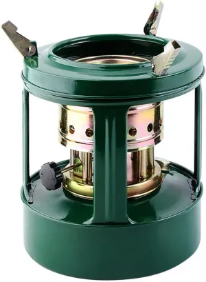 Round Camping Picnic Burner Furnace, Small Kerosene Stove, Backpacking Oil Stoves Cooker Cookware for Hiking, Outdoor Adventures& Outdoor Cooking
