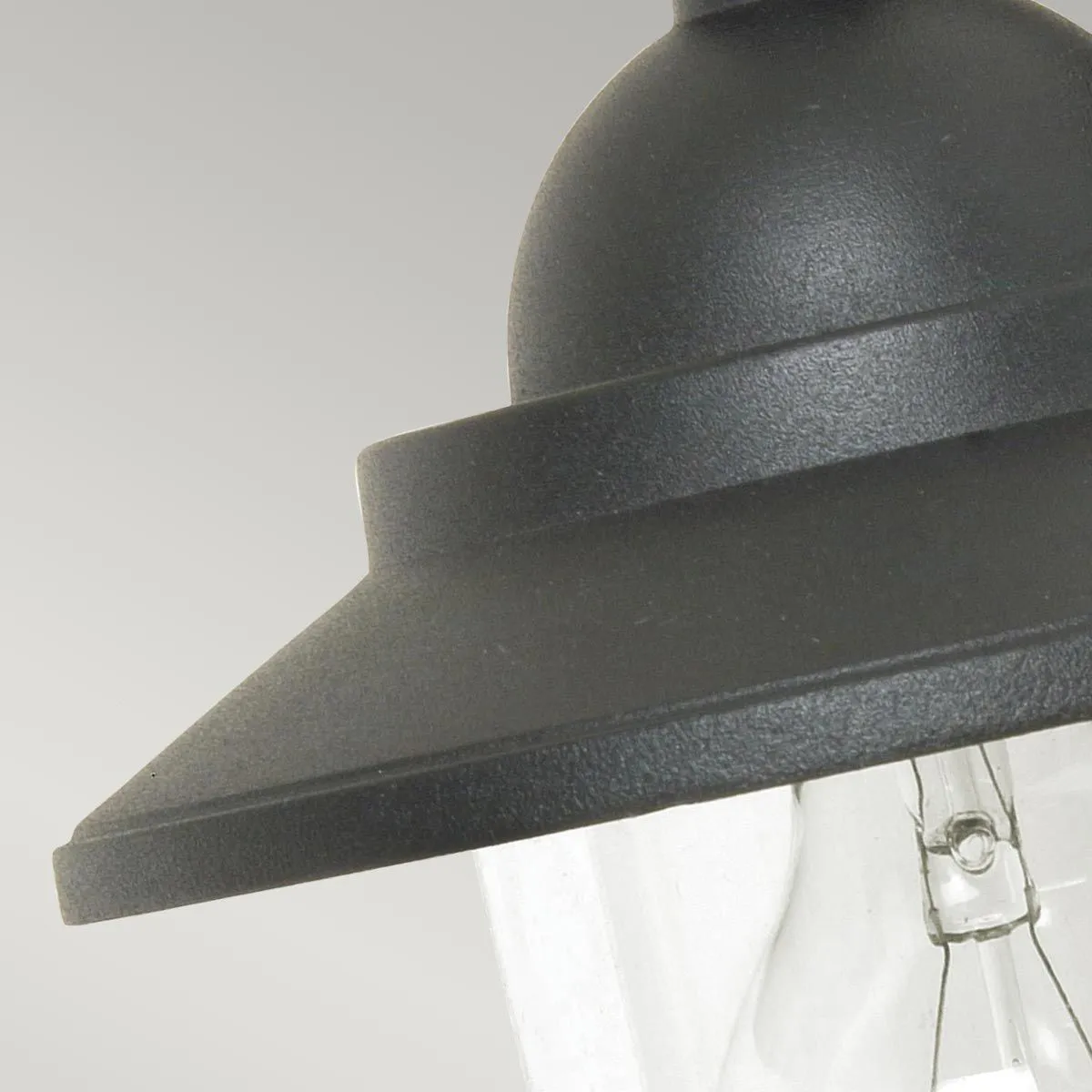 Sandown 1 Light Wall Lantern | Black