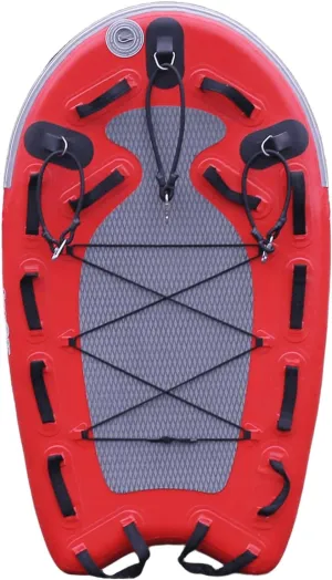 SAYOK Large Inflatable Sled Water Floating Mat Jet Ski Sled Board for Professional Emergency Rescue, Big Wave Surfing