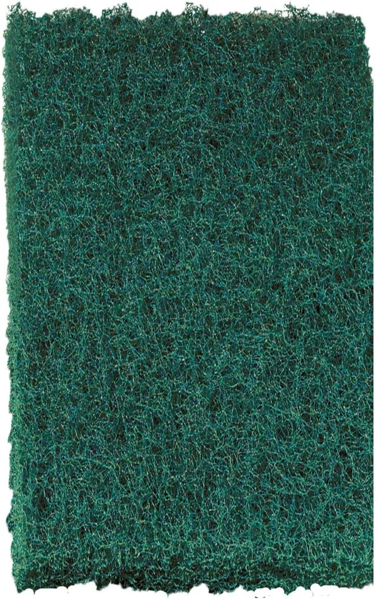Scotch-Brite Heavy Duty Scouring Pad, Dish Scrubber for Kitchen   Outdoor, 8 Scrub Pads for Uncoated Pots and Pans, Cast Iron Cooktops, Grill Grates, Oven Racks, & BBQ, Durable, Long-Lasting