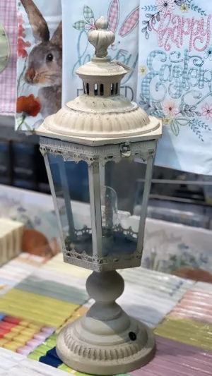 Shabby Chic Lantern with LED light