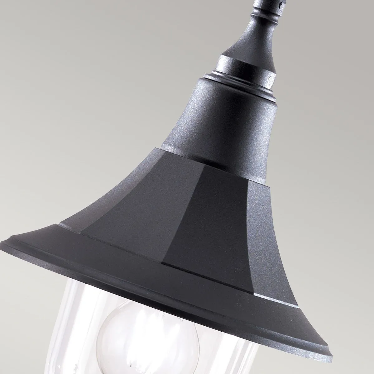 Shannon 1 Light Chain Lantern  | Black