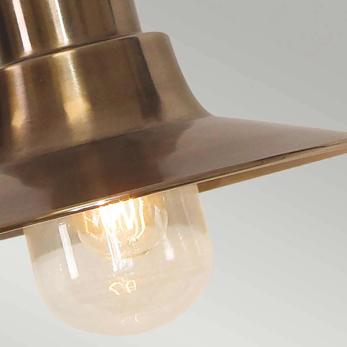 Sheldon 1 Light Chain Lantern | Aged Brass