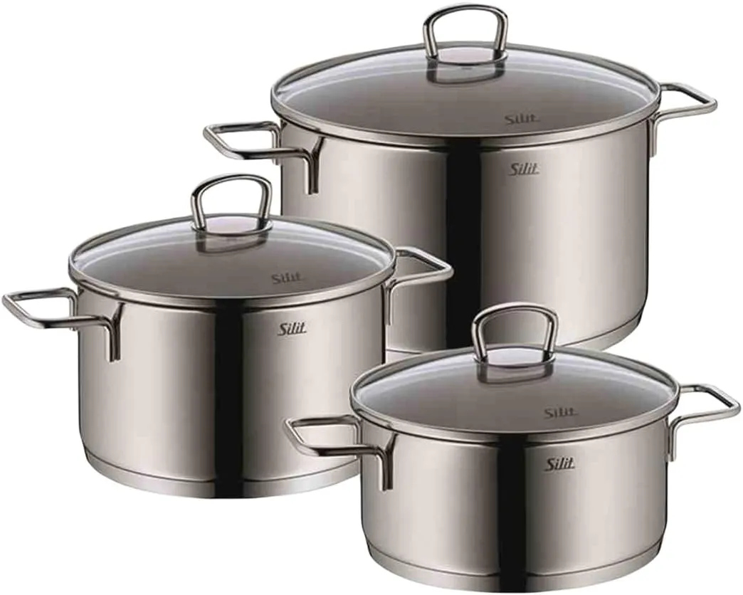 Silit Cookware Set, Stainless Steel, Silver, 49 x 39 x 49 cm