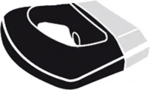 Silit Spare Part Side Handle Pressure Cooker Sicomatic Econtrol, 27 x 14 x 3.5 cm, Black