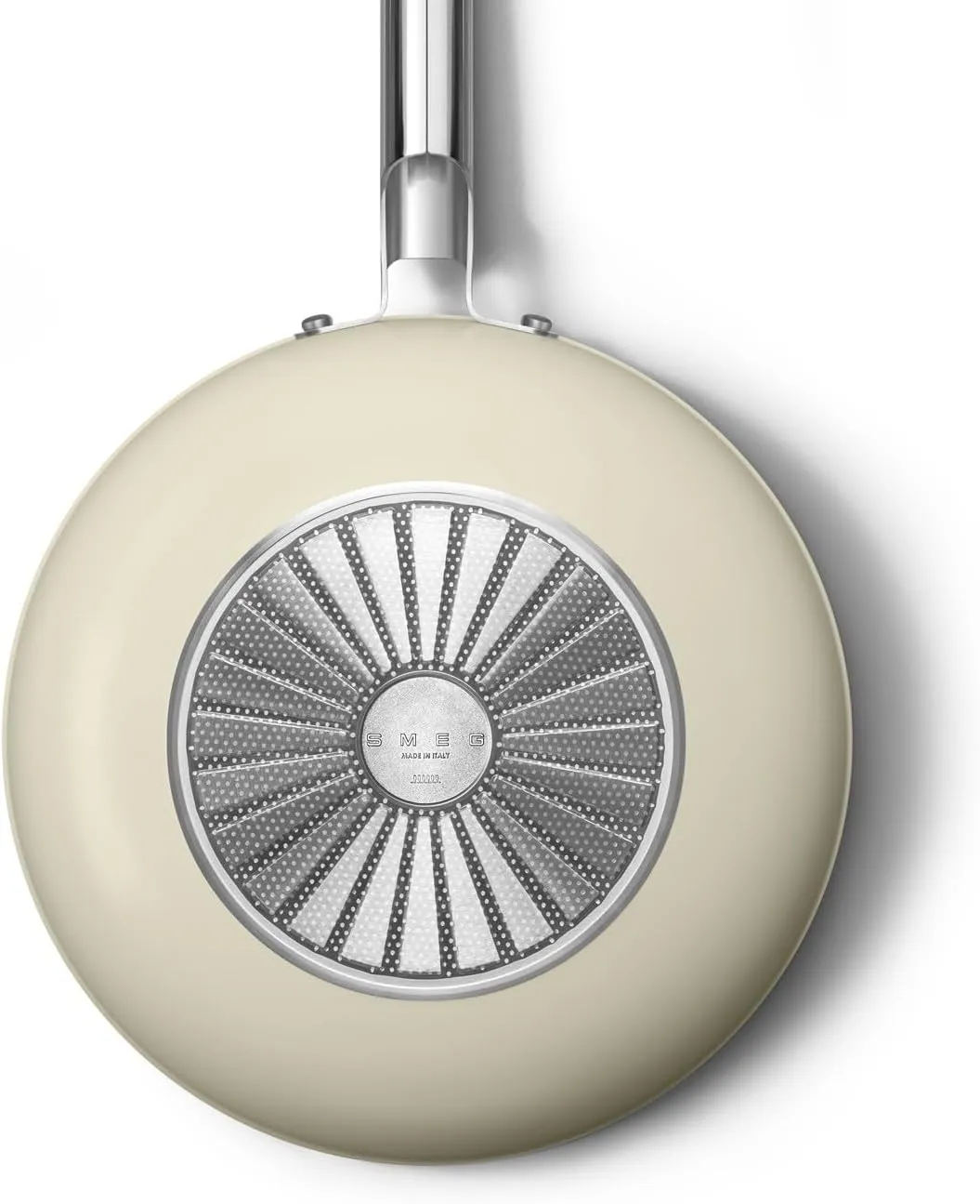 Smeg CKFW3001CRM Wok 30cm Cream, Non-Stick, Aluminium, Patented Base