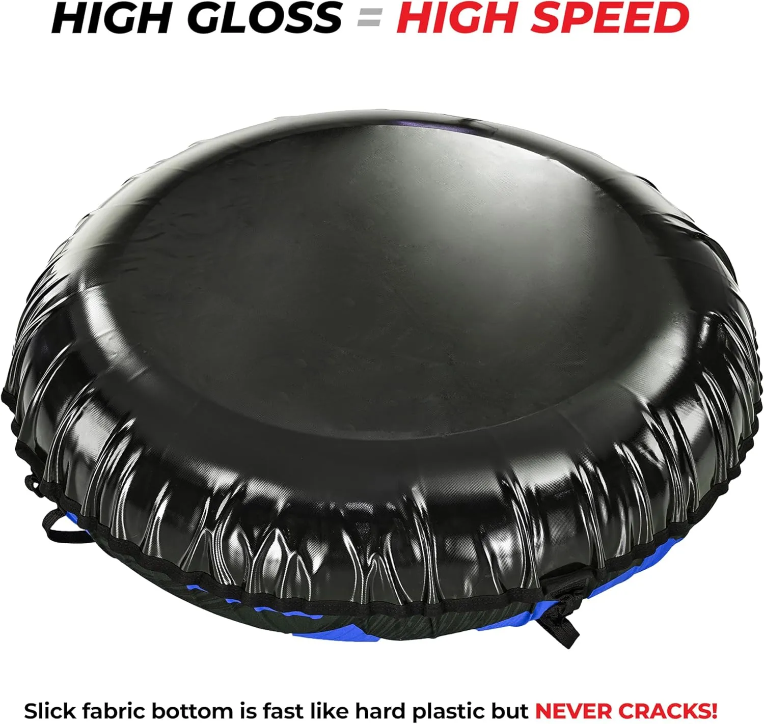 Snow Tube for Sledding, Heavy Duty Snow Tube with High Speed Bottom, Connectable and Commercial Grade