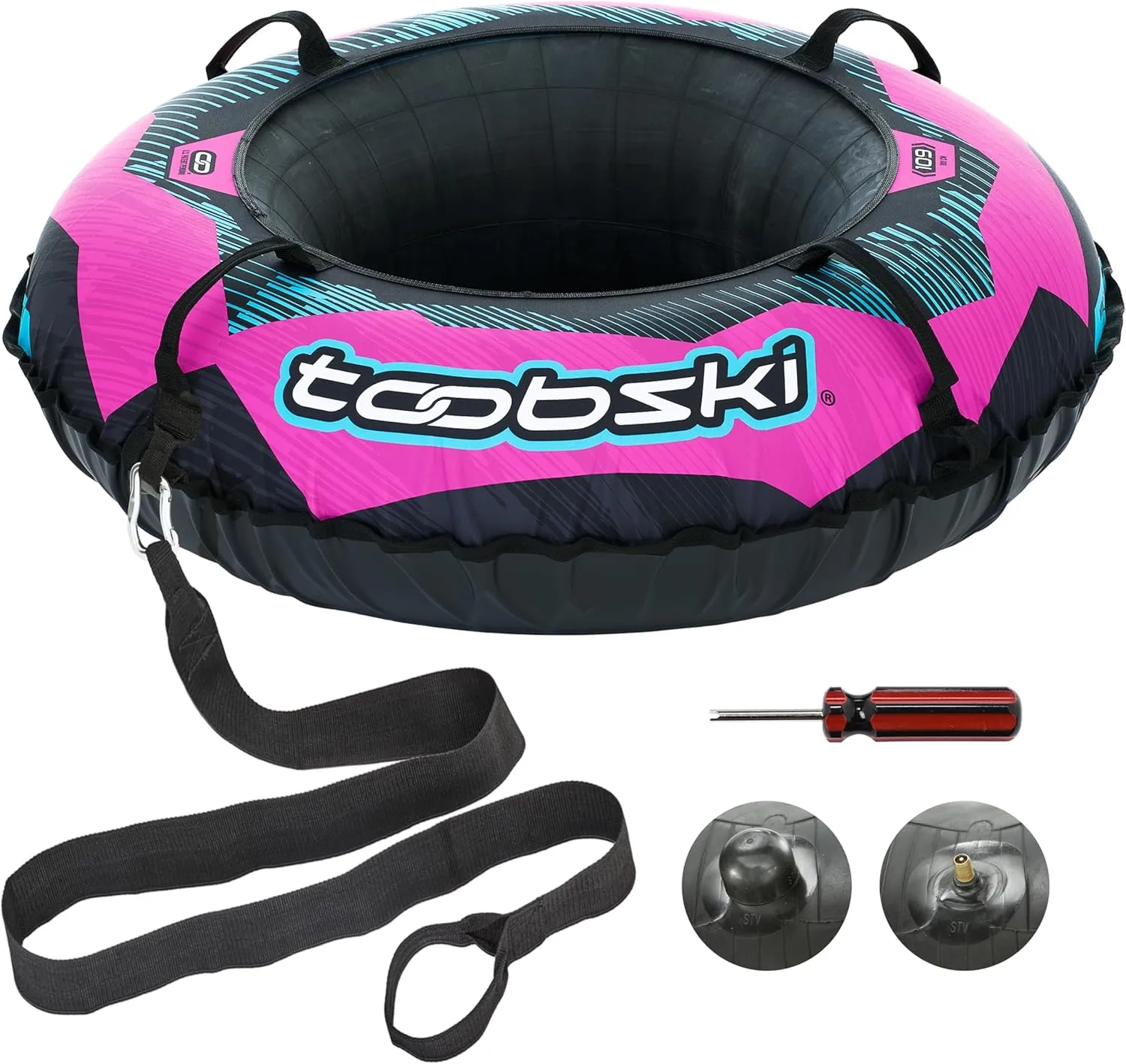 Snow Tube for Sledding, Heavy Duty Snow Tube with High Speed Bottom, Connectable and Commercial Grade
